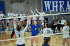 VB vs MHC  Wheaton Women's Volleyball vs Mount Holyoke College. - Photo by Keith Nordstrom : Wheaton, Volleyball, VB